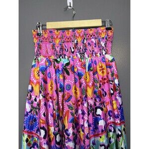 Antica Sartoria By Giacomo Cinque Pants Womens One Size Pink Floral Harem Boho